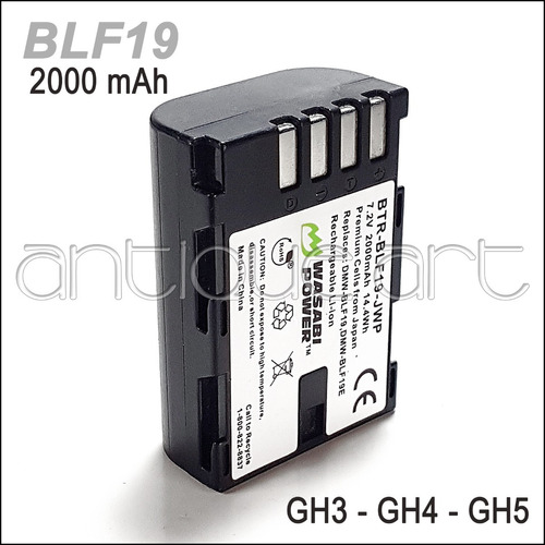 A64 Bateria Blf19 Blf19e Gh5 Gh4 Gh3 Lumix Panasonic Blf19pp