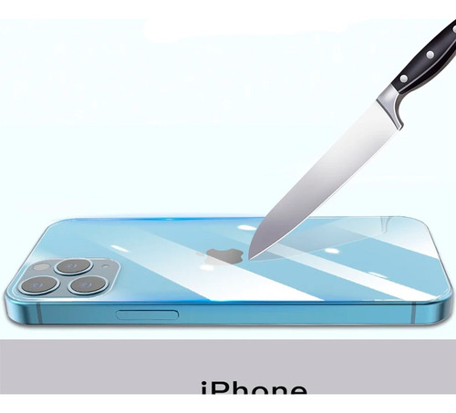 Mica De Vidrio Trasera iPhone 12 Pro Max Protector Cristal