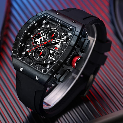 Assista Ao Cronógrafo Mf Mini Focus Fashion Sport Para Homen