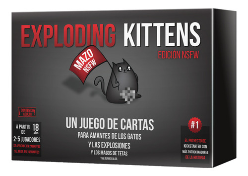 Exploding Kittens Nsfw Juego De Mesa Español