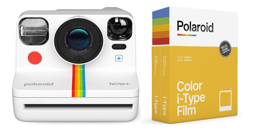 Câmera instantânea branca Polaroid Originals NOW+