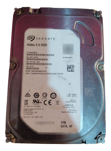 Disco Duro Seagate  1  Tb  Para Pc  + Cable Sata 