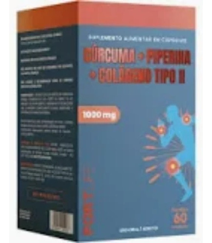 Curcuma + Peperina + Colageno Tipo 2 C/60cap