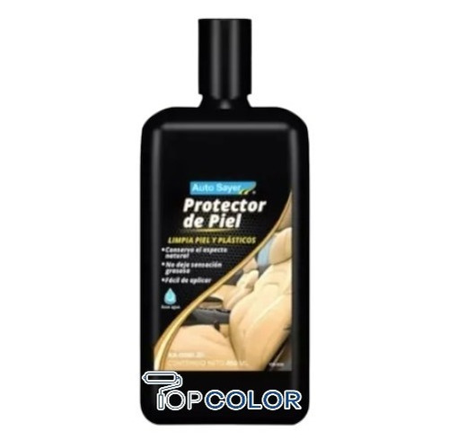 Protector Piel Humectante Auto Asiento Vinil Plástico 450ml