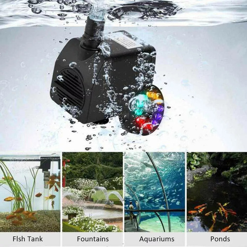 Bomba De Agua Sumergible Led De 16w