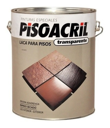 Pintura Laca Para Pisos Pisoacril Transparente X 20lts