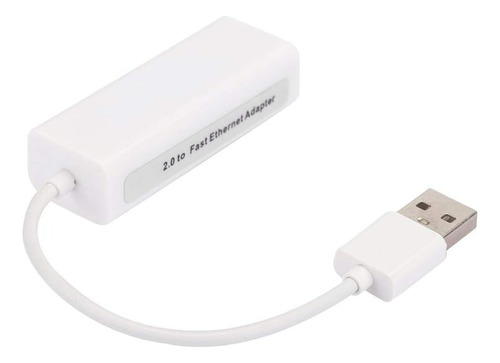 Adaptador Tarjeta Red Lan Rj45 Usb 2.0 10/100 Mbps