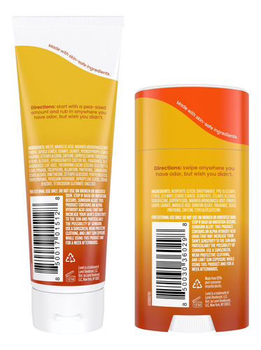 Desodorante Lume, Crema Invisible Para Todo El Cuerpo, Tubo