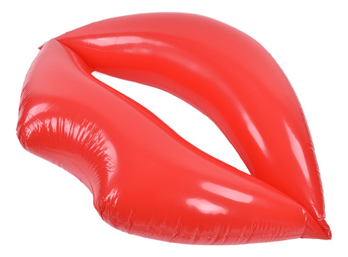 Cama Flotante Red Lips Engrosada Y Aumentada De Pvc, Color R
