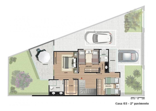 Imagem 2 de 4 de Casa Duplex À Venda, 3 Quartos, 1 Suíte, 2 Vagas, Itapoã - Belo Horizonte/mg - 2345