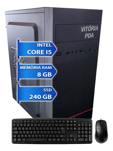 Pc Intel Core I5, 8gb Ram, Ssd De 240gb, Windows 10 E Office