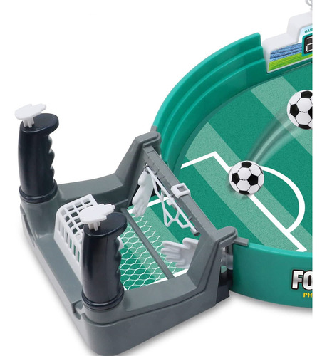 Mini Futbolito 6 Pelotas Juego De Mesa Niños Diversión