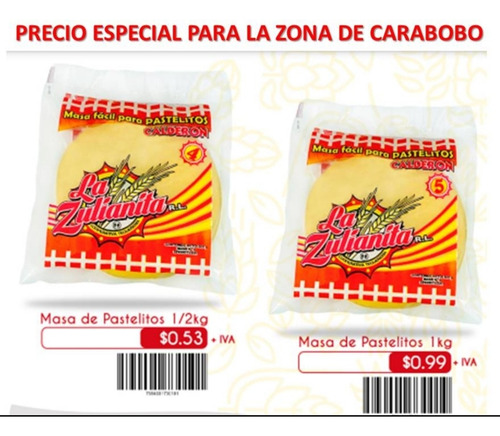 Masa Fácil La Zulianita Pastelito N5