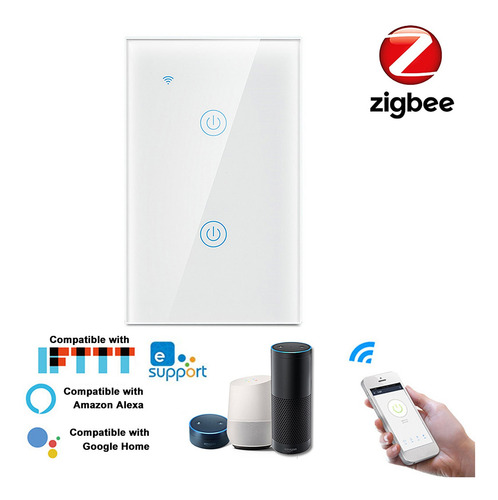 Imagen 6 de 9 de Zigbee Smart Light Switch Ewelink App Control Remoto Us Wall