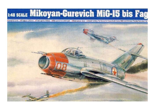 Trumpeter Avion Mig-15 Bis Fagot-b 1/48 Supertoys