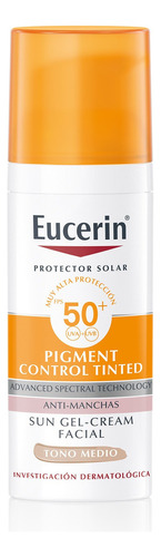 Eucerin Solar Pigment Control Color Tono Medio Fps50 X 50 Ml