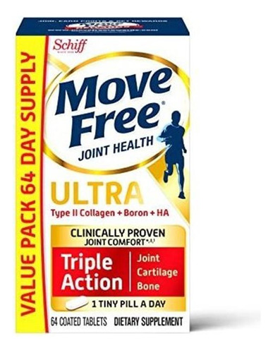 Move Free Colageno Boro Tipo Ii Ultra Triple Action 64 Tab