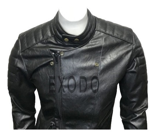 Chaqueta Hombre Acolchado Hombros, Eco Cuero M Envió Gratis