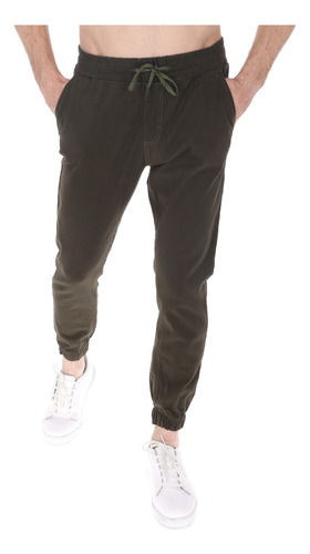 Paquete 2 Pantalones Jogger Hombre Gabardina Casual Comodo