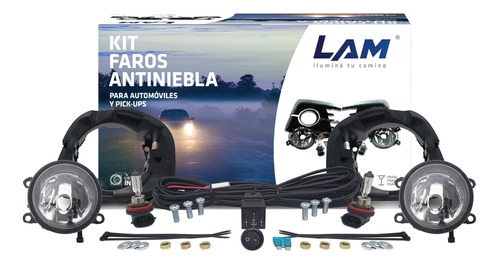 Kit De Faros Auxiliares Clio 12/16 Ambos Lados Soporte