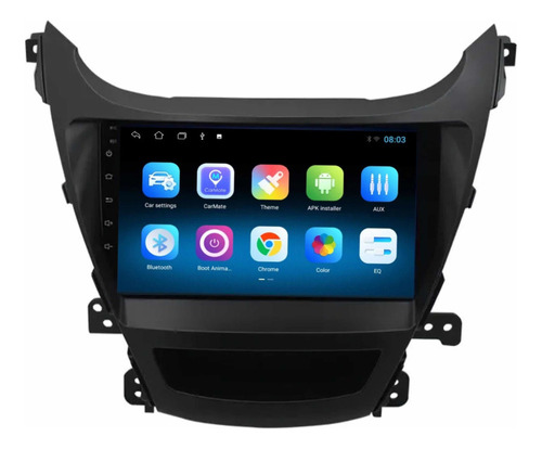 Estéreo Android Hyundai Elantra 15-16 Gps, Wifi, Bluethooth