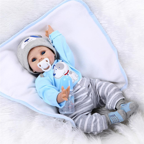 22'' Modelo De De Bebé De Recién Nacido Flexible Con Ropas