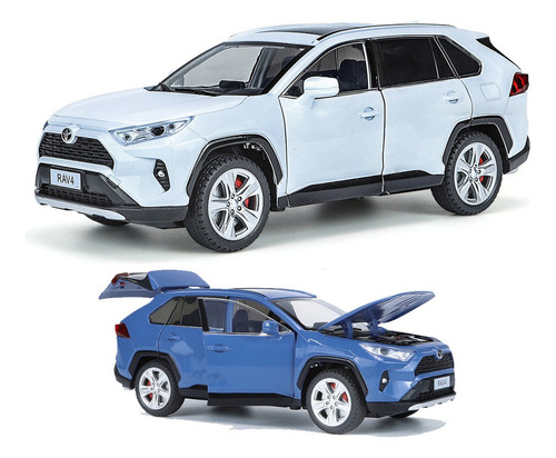 Toyota Rav4 Suv Miniatura Metal Coche Colección De Regalos