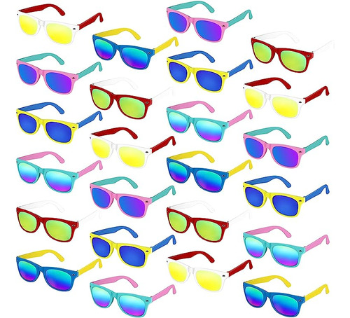 Gafas Sol Para Niños A Granel Paquete 24 Lentes Sol Neon Par