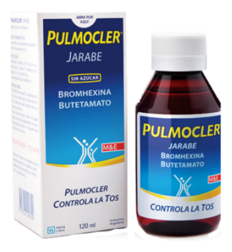 Pulmocler 0,12 G/0,12 G/100 Ml Jarabe, 1 Frasco 120 Ml