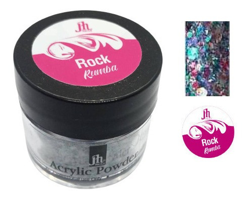 Polvos Acrílicos Resina Rumba Jh Nails 1/4 Oz