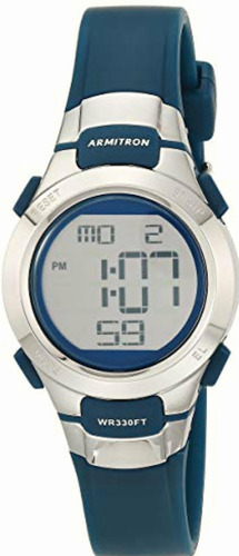 Armitron Sport Women's Digital Watch With Matte Navy Strap