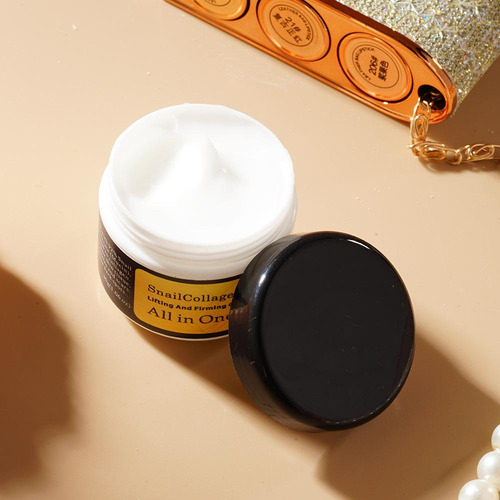 Crema Facial De Colágeno Con Forma De Caracol, Hidratante E