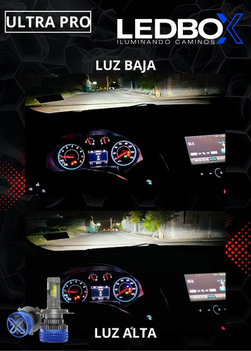 Par De Focos Led Ledbox Ultra Pro 60w De Competencia 9005 Ultra Pro 60w 30,000lm Blanco Frío