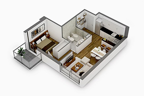 Imagen 3 de 10 de Apartamento 2 Dormitorios - Parque Batlle - Vis