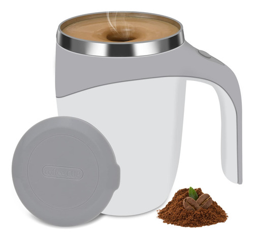 Taza Termica Con Mezclador Automatico Recargable Usb Cafe Ax