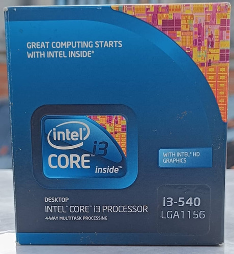 Procesador Intel I3-540 Socket 1156
