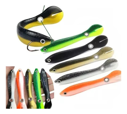 - Kit 10 Isca Artificial P/ Meia Agua Pesca 10 Cm Analógico