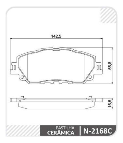 Pastilhas De Freio Compatível Com 0446506150