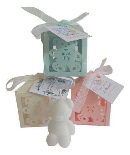 Recuerdos Baby Shower Personalizados Velas, 12 Pzs