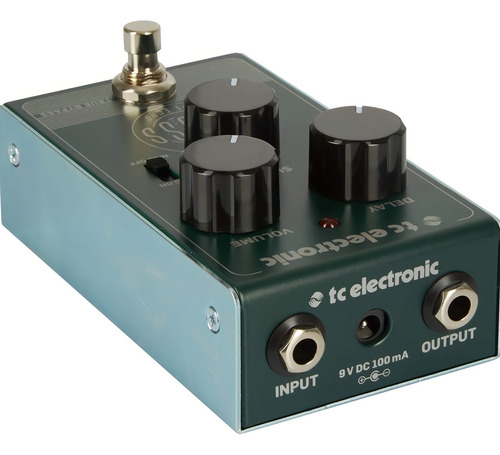 Tc Electronic Gauss Tape Echo Pedal Delay Sustain Guitarra Color Verde