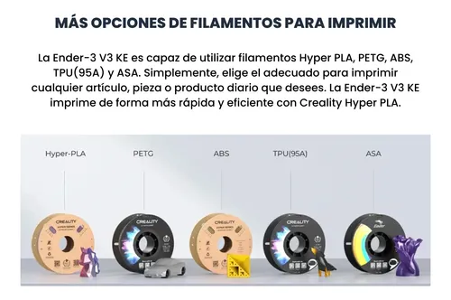 Impresora 3d Creality Ender 3v3 Ke + Camara Wifi + Curso 3d