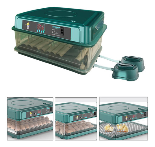 Incubadora De Ovos Inteligente Automática Hatcher 56 Ovos