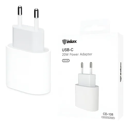Cargador 20w De Corriente 220v A Puerto Usb Tipo C Blanco | Cuotas sin ...