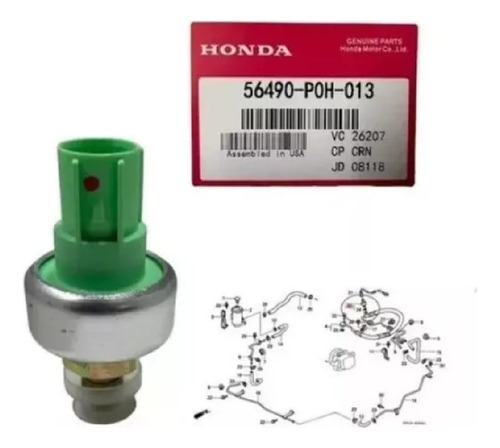 Bulbo Aceite Direccion Civic Accord Crv Odyssey Honda