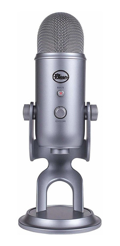 Microfono Condensador Blue Yeti Usb Tipo Estudio Podcast Pie