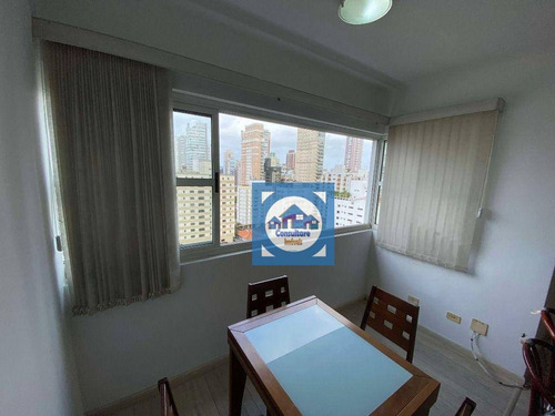 Imagem 7 de 30 de Flat Com 2 Dormitórios Para Alugar, 67 M² Por R$ 3.200,00/mês - Gonzaga - Santos/sp - Fl0073