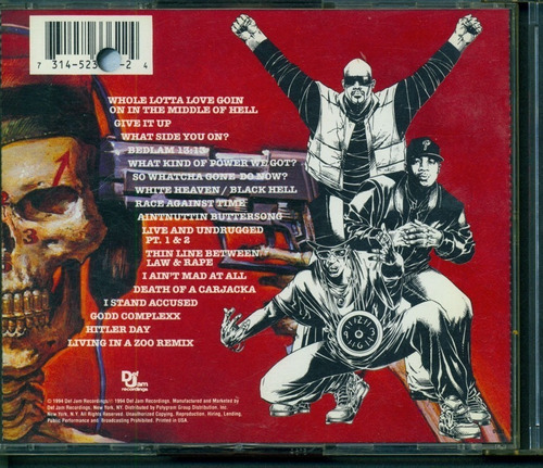 Cd Public Enemy Muse Sick-n-hour Mess Age (Usado)