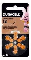 Comprar Pila Duracell 13 Pr48 6 Pilas Para Audifonos Sordera Blister