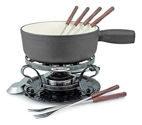 Swissmar Kf-66509 Lugano Hierro Fundido Fondue, De Color Ver