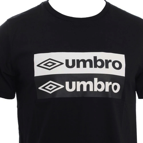 Remera Algodon Hombre Manga Corta Umbro Casual Estampada